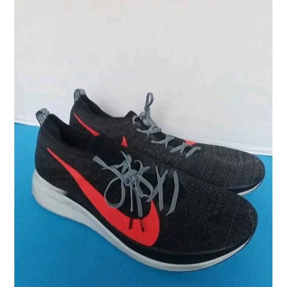 Nike Zoom Fly‎ Flyknit Running Shoes Black/Crimson Athletic Sneakers Lightweight